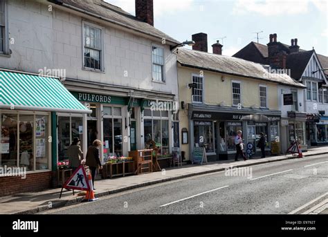 Great Dunmow High Street in Essex - UK Stock Photo - Alamy