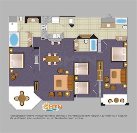 Marriott Grande Vista Villa Floor Plan - floorplans.click