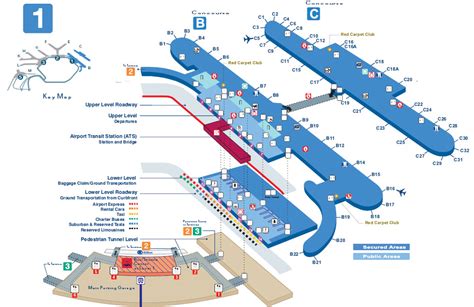 Chicago O'Hare Airport Map Layout