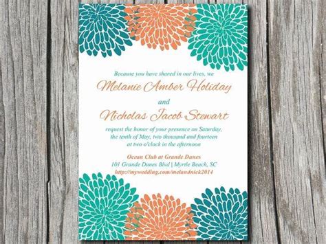 5x7 Invitation Template Word Luxury Instant Download Chrysanthem… in 2020 | Diy wedding ...