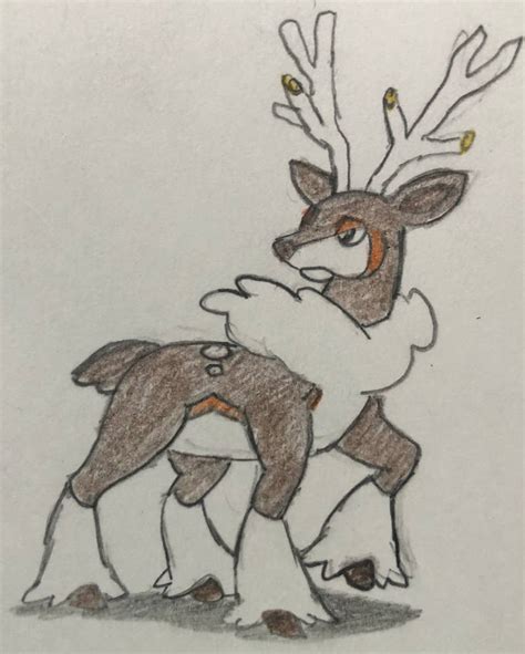 Sawsbuck (Winter Form) by JJSponge120 on DeviantArt