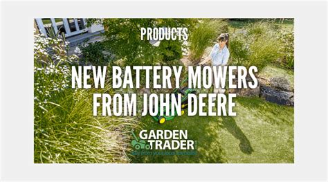 John Deere introduces two new battery mowers