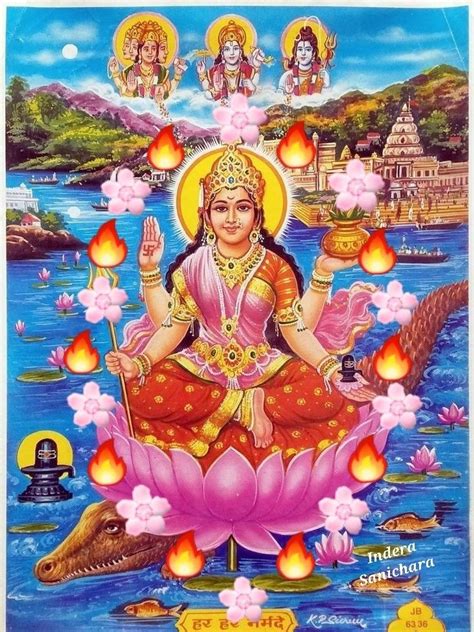 Jai Shree Ganga Maa. 🕉 | Goddess artwork, Shakti goddess, Goddess art