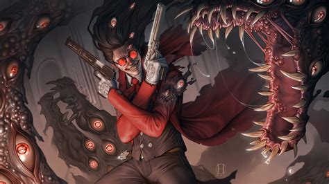 Download 1920x1080 Hellsing, Alucard, Vampire, Monsters Wallpapers for ...