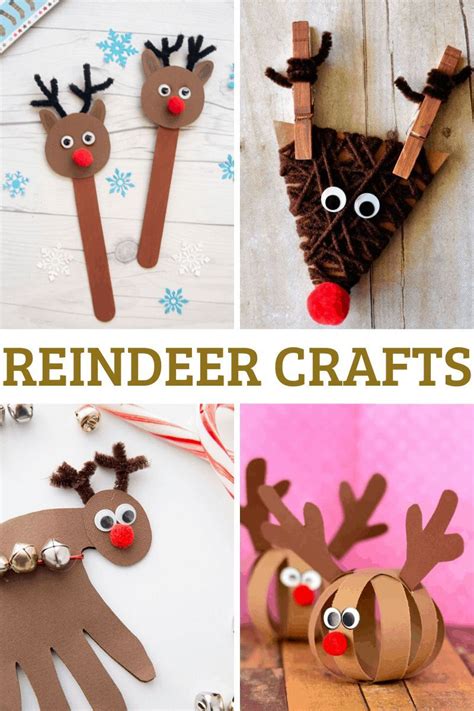 21+ Easy Reindeer Crafts For Kids | Reindeer craft, Crafts, Holiday crafts for kids