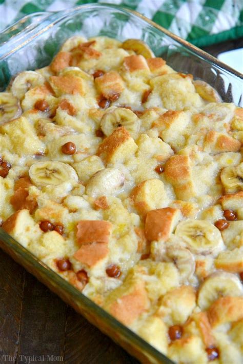 Easy banana bread pudding · The Typical Mom