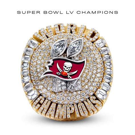 Check out the GIANT Tampa Bay Buccaneers Super Bowl rings