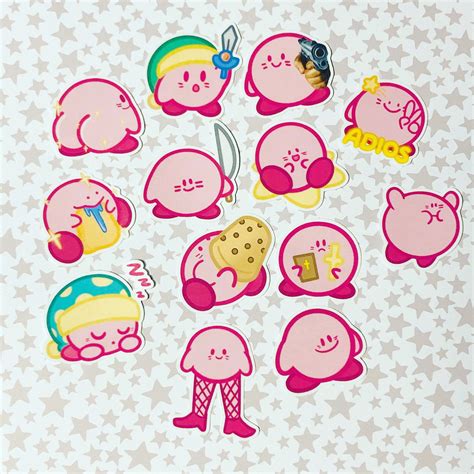 Kirby Stickers | Etsy