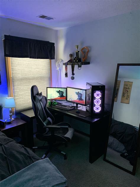 [deleted by user] | Bedroom setup, Gaming room setup, Games room ...