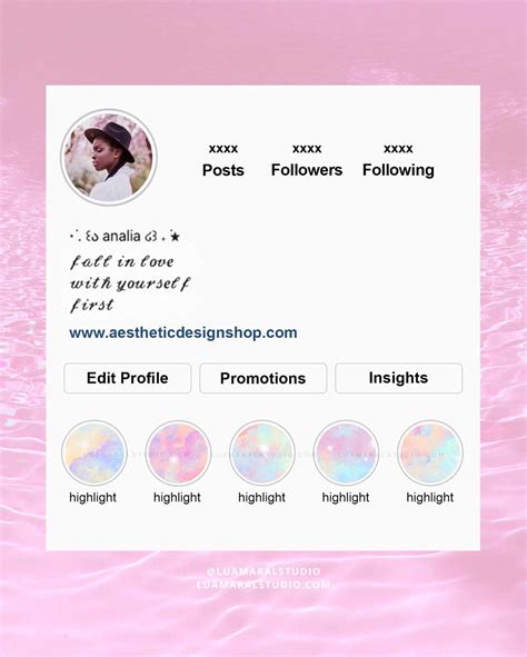 Aesthetic bio ideas for Instagram - part 3 - Girly bios ⋆ Aesthetic Design Shop Cute Bio For ...