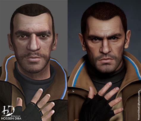 Artist turns old GTA characters into lifelike 3D models