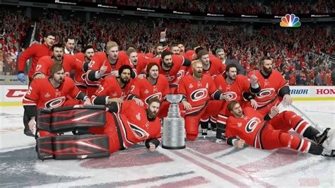 NHL 18 - Carolina Hurricanes Stanley Cup Celebration - YouTube