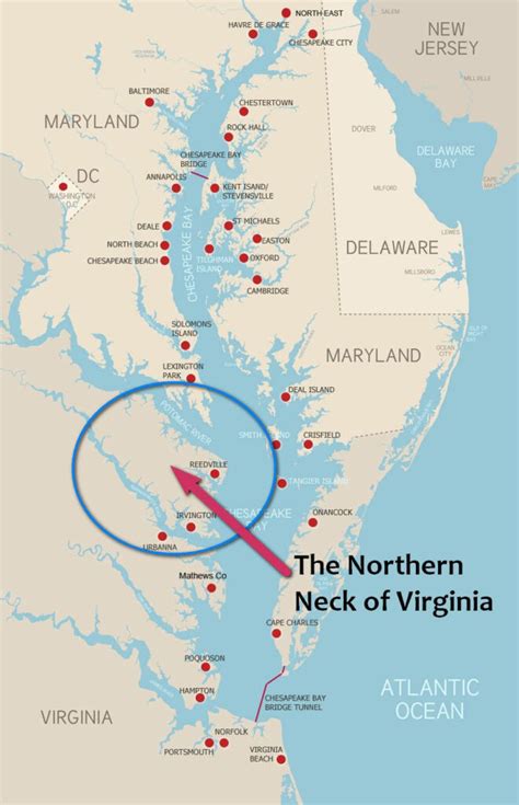 33 Northern Neck Va Map Maps Database Source | Virginia Map