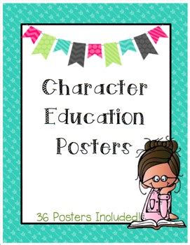 Character Education Posters (36 Posters) by Beyond The Books Learning