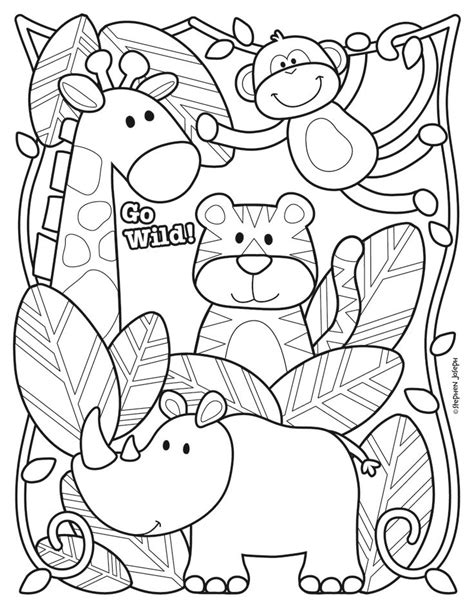 Zoo Coloring Page - Printable & Free! By Stephen Joseph Gifts | Zoo animal coloring pages, Zoo ...