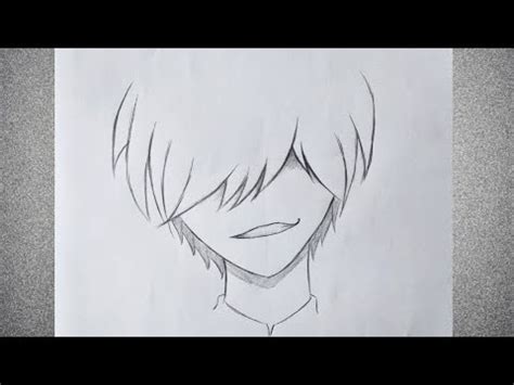 رسم انمي سهل || كيفية رسم انمي سهل بالقلم الرصاص خطوة بخطوة // رسم الانمي - YouTube