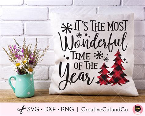 It's The Most Wonderful Time of The Year SVG | CreativeCatandCo