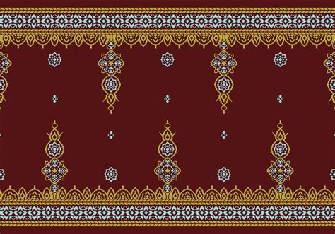 Songket Rumpak Pattern Free Vector | Geometric pattern art, Vector ...