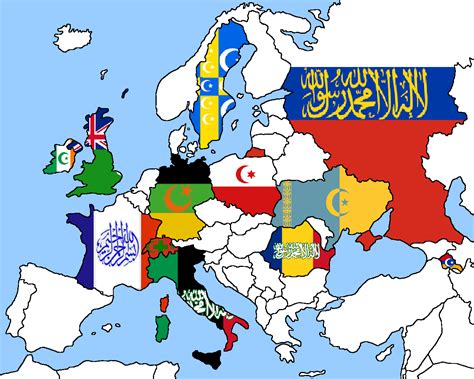 Islamic Europe Map