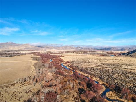 Aerial Shot of Bellevue, Idaho Stock Photo - Image of capital, travel: 114160204