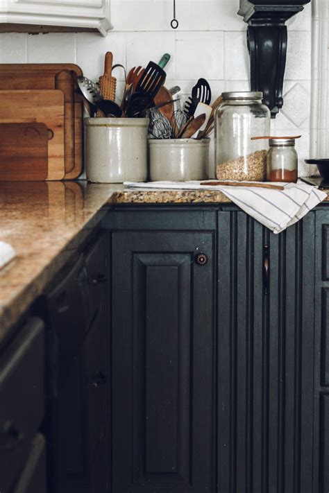 Kitchen Update: Why I still love the dark Cabinets - The Wicker House