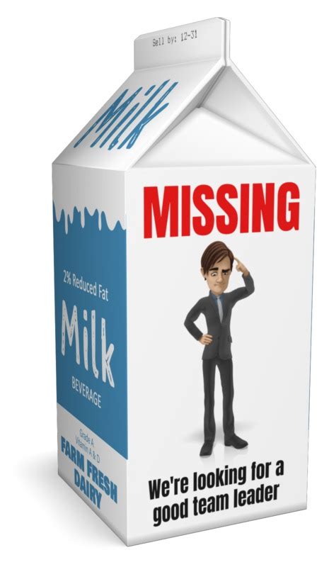 Milk Carton Missing Generator