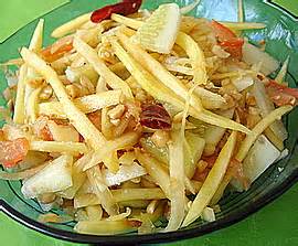 Summer Salads ~ Raw Papaya Salad - Indian food recipes - Food and ...