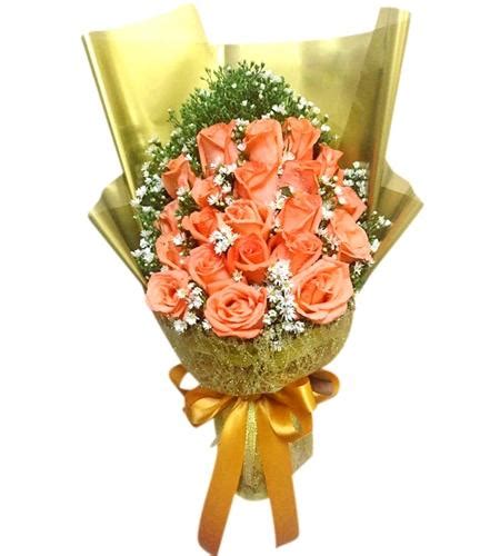 18 Orange Roses Bouquet | Online Gift and Flowers