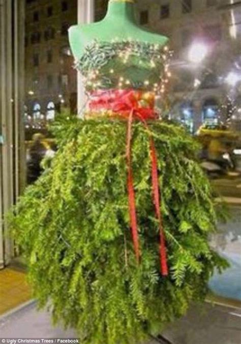 Awful Christmas trees are pine-ful to look at | Daily Mail Online