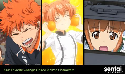 Our Favorite Orange Haired Anime Characters - Sentai Filmworks