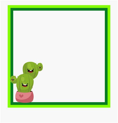 Cactus Free Printable Borders