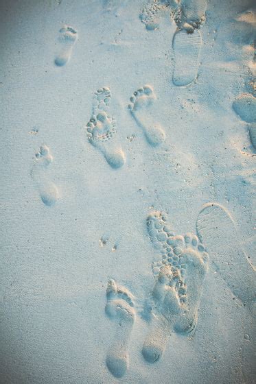 Free Stock Photo of Beach Sand Footprints — HD Images