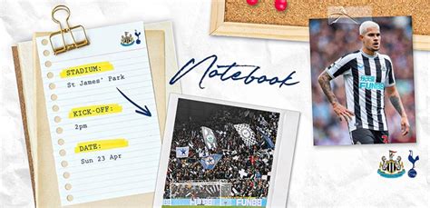 Notebook - Newcastle vs Spurs | Tottenham Hotspur