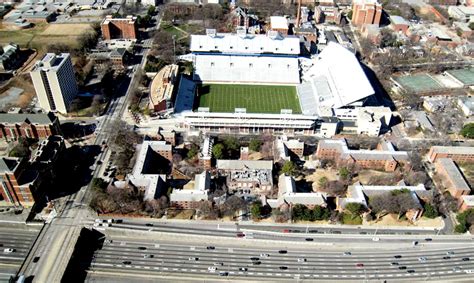 Aerial - Ga Tech football field