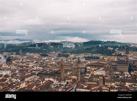 Aerial view of the city of Florence Stock Photo - Alamy