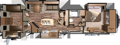 2 Bathroom Travel Trailer Floor Plans - floorplans.click