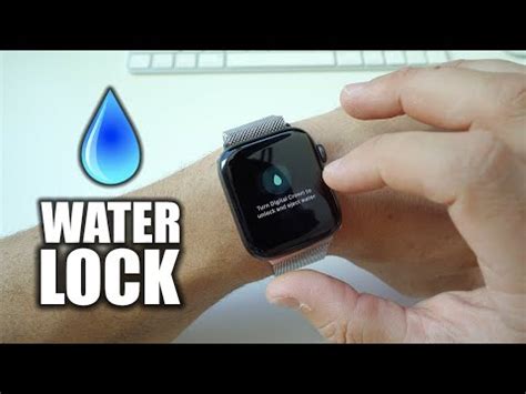 How to Turn ON or OFF Apple Watch Water Lock - What is it for? - YouTube