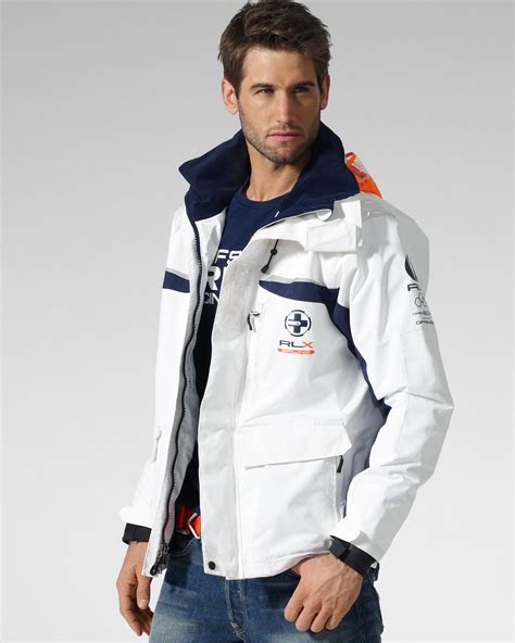 Ralph Lauren Rlx Marine Utility Jacket in White for Men - Lyst