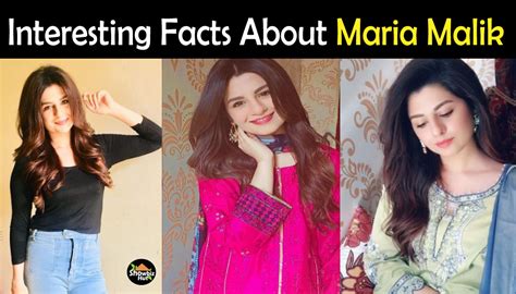 Maria Malik Biography - Actress Age, Husband, Family, Dramas | Showbiz Hut