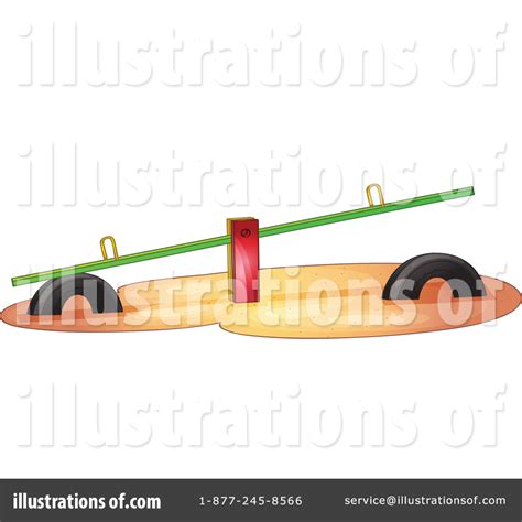 Teeter Totter Clipart #1118638 - Illustration by Graphics RF