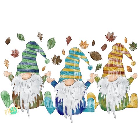 Fall Autumn Gnomes PNG | Fall Design | Happy Fall | Gnome Design Art | Sublimation PNG | Digital ...