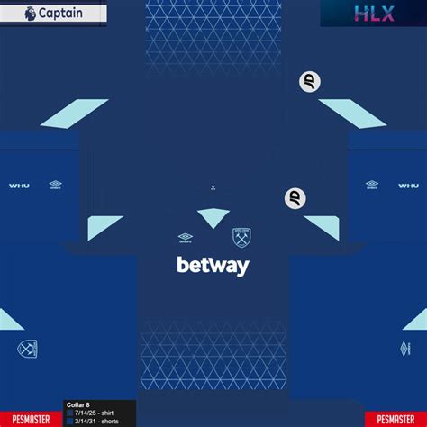 [KIT] West Ham UTD 23-24. 3rd. (kit by HLX). : r/WEPES_Kits