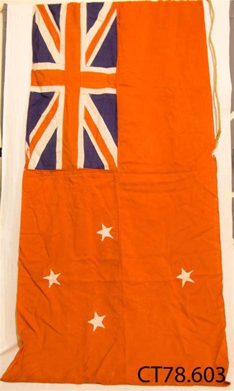 Flag, New Zealand Red Ensign; [?]; [?]; CT78.603 on NZ Museums