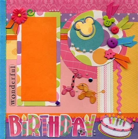 260 best images about Scrapbook - Birthday Layouts on Pinterest ...