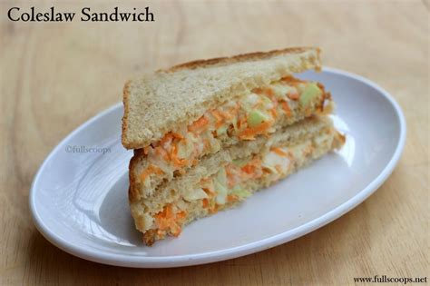 Coleslaw Sandwich ~ Full Scoops - A food blog with easy,simple & tasty ...