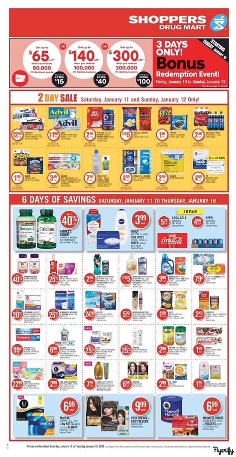 Shoppers Drug Mart (ON) Flyer January 11 to 16 Canada