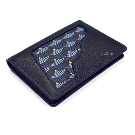 Faure Le Page - Paris Blue Mini Bifold 'Pistol' Wallet – eluXive