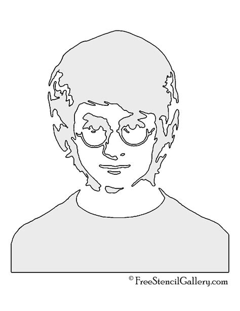 Harry Potter Stencil | Harry potter stencils, Harry potter art drawings ...