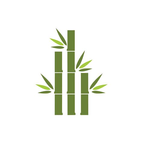 Bamboo Logo Template vector icon 7406109 Vector Art at Vecteezy