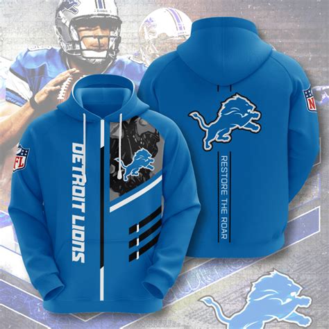 Sports American Football Nfl Detroit Lions Usa 27 Pullover 3D Hoodie - Inktee Store | Custom ...